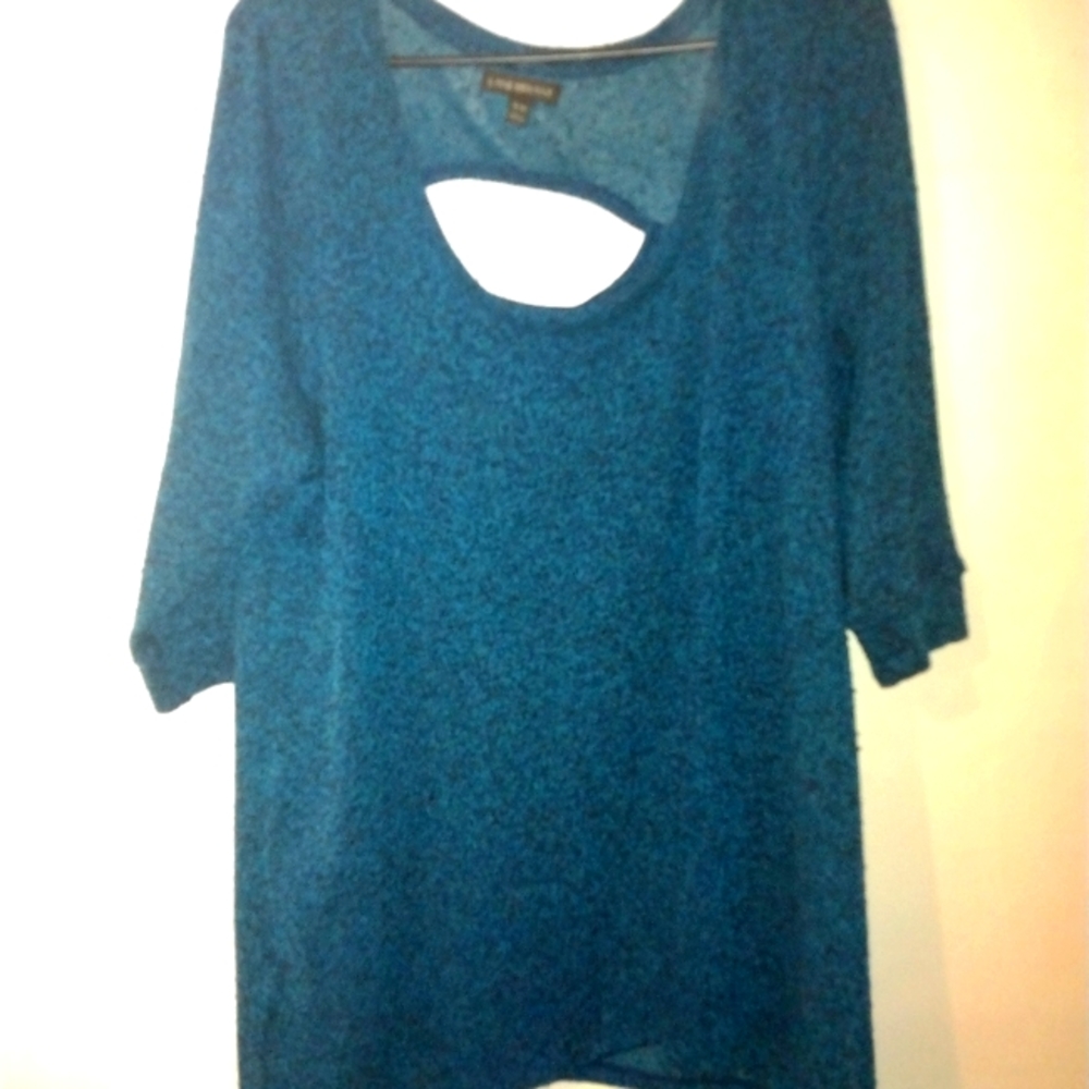 Tunic length sweater